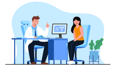 Consulting a Doctor at HealthBuddha